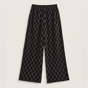 Vans Wren Checkerboard Pants- Checkerboard Black / Grey